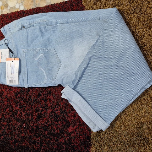 Sz 16 Santana Jeans Mid-Rise straight leg Capri style classic Fit jeans. - Picture 9 of 10